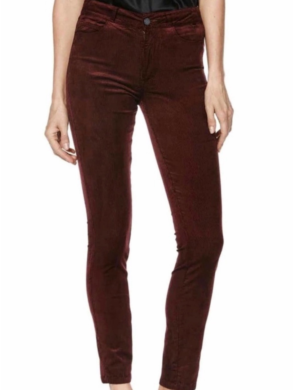 Paige Hoxton ultra skinny women’s Pants in Deep Burgundy size 29